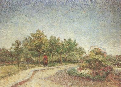 Vincent Van Gogh Lane in Voyer d'Argenson Park at Asnieres (nn04)